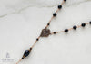 handmade, heirloom-quality, unbreakable rosaries, onyx gemstones, solid bronze