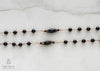 handmade, heirloom-quality, unbreakable rosaries, onyx gemstones, solid bronze